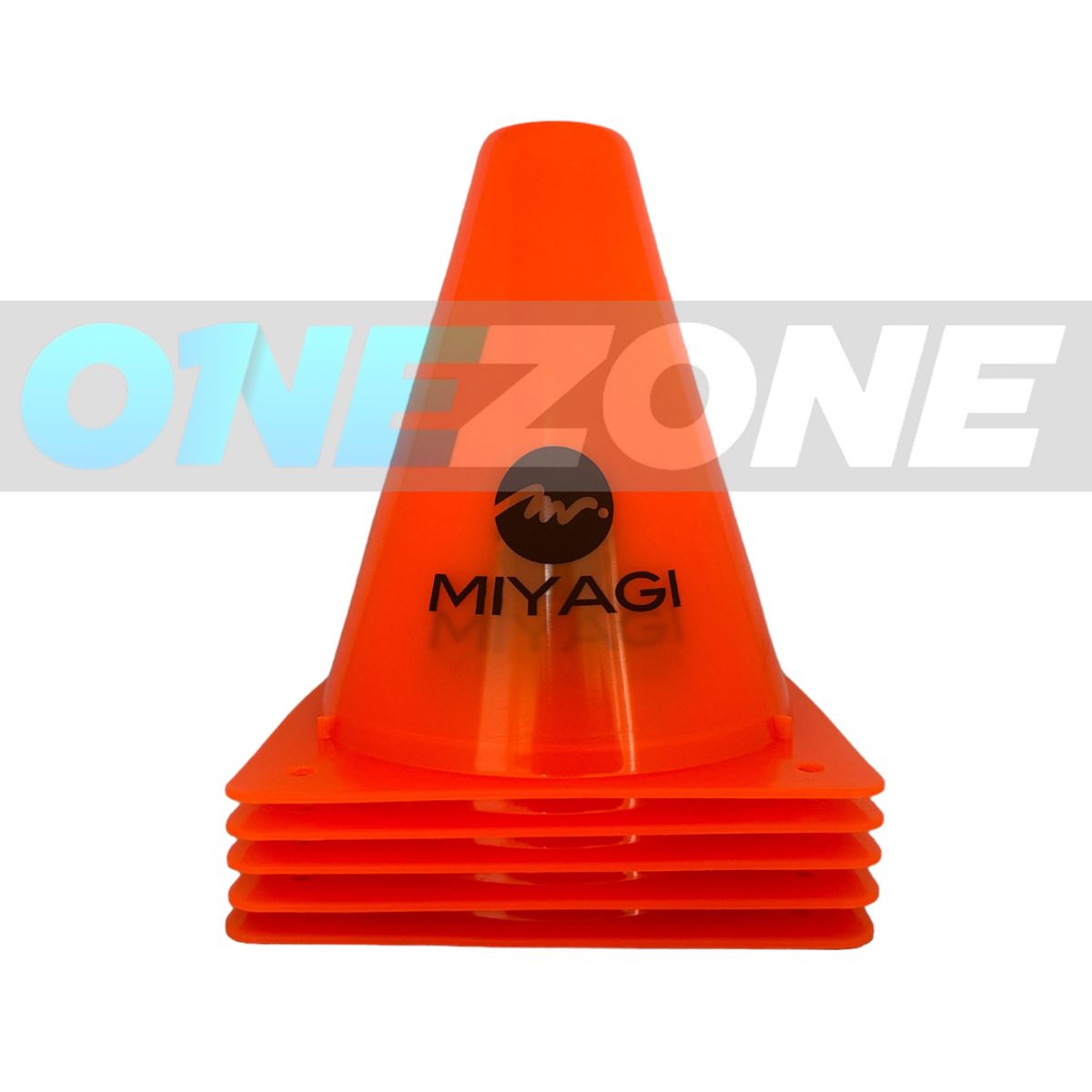 MIYAGI - Cono Training Miyagi X5 Polietileno 15cm - M86056 Naranja