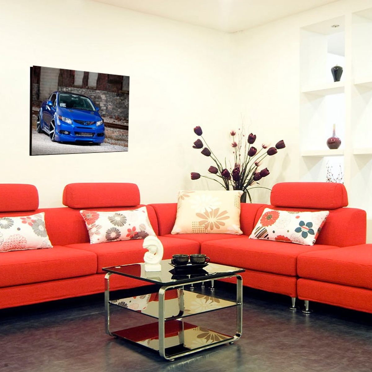 ART INDUSTRY - Cuadro 50x30cms Decorativo Honda 1