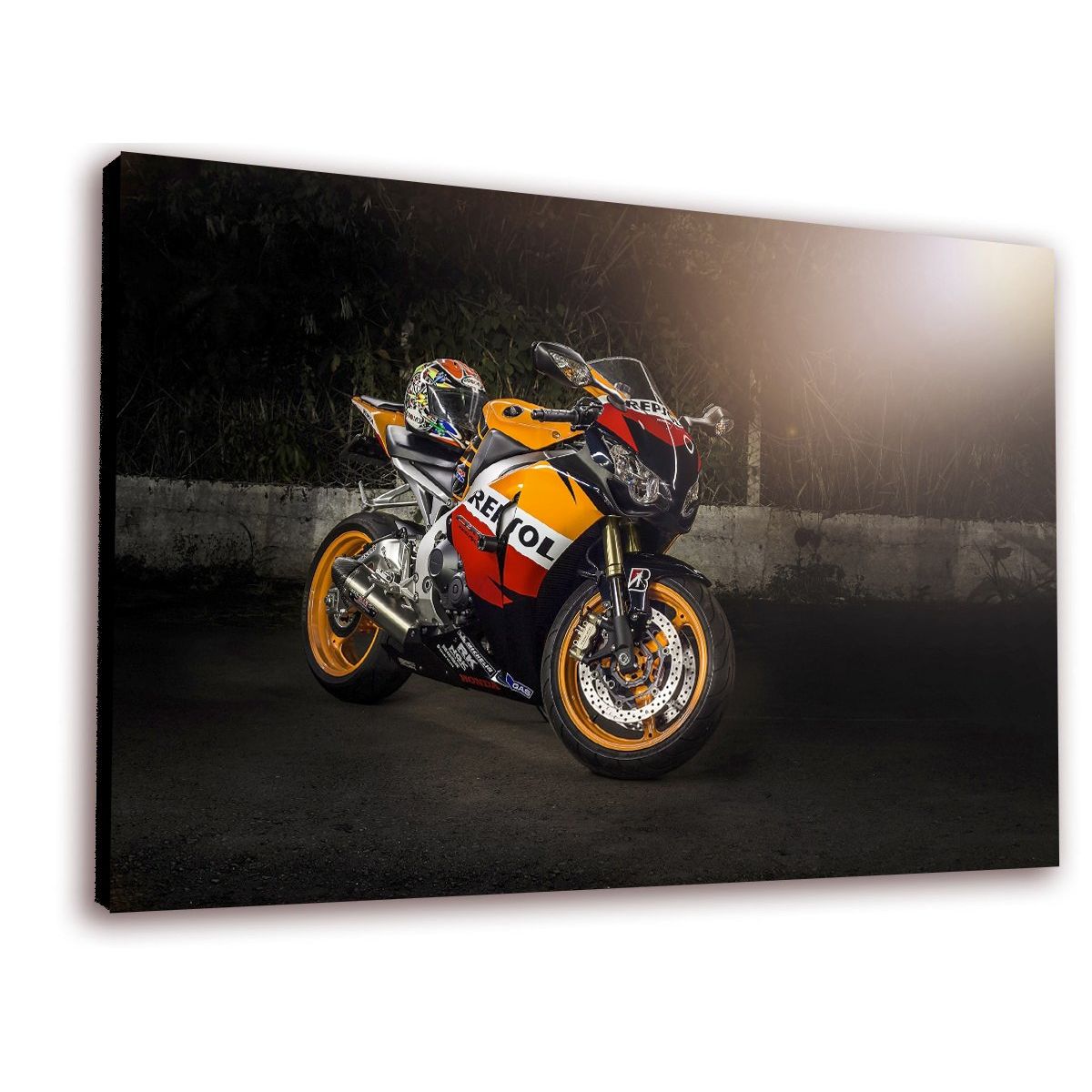 ART INDUSTRY - Cuadro 50x30cms Decorativo Moto 4
