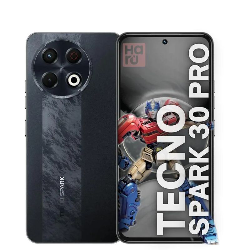 TECNO MOBILE - Celular TECNO SPARK 30 Pro 256GB 8GB RAM Negro