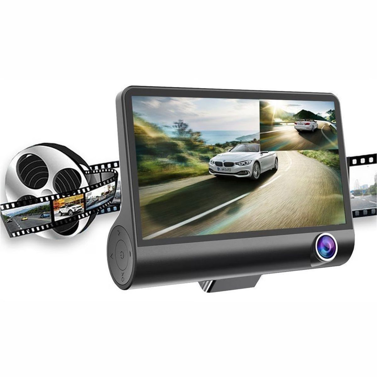 ONE PIXEL - Camara Para Carro 3 Lentes Vision Nocturna Trasera 1080p