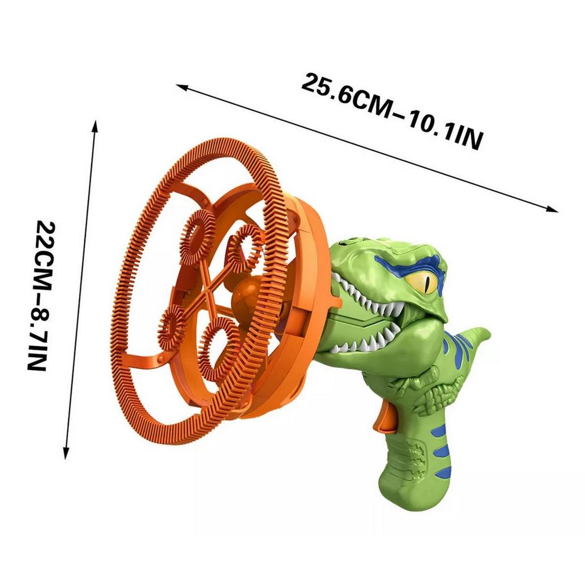 GENERICO - Dinosaurio Rex Burbujas Automática Juguete Niños + Liquido