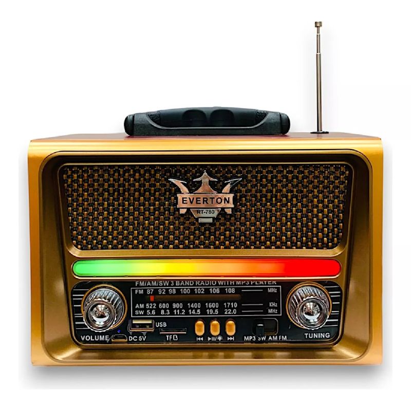 GENERICO - Radio Antiguo Am Fm Clasico Bluetooth Bateria Recargable