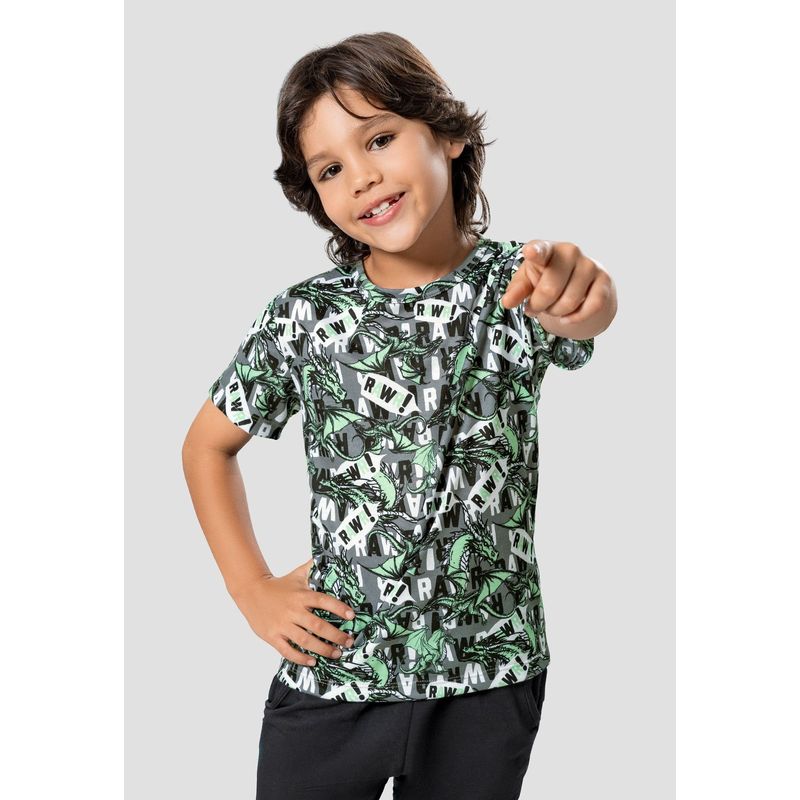 MARKETING PERSONAL - Camiseta Infantil Masculino Estampado Mp 104887