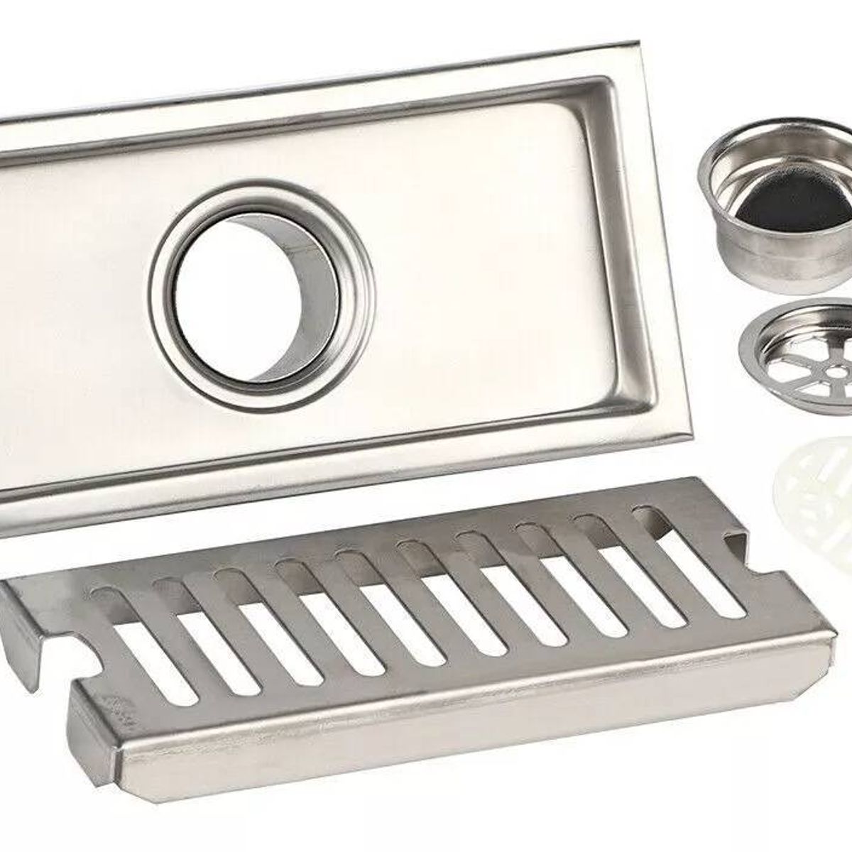 GENERICO - Rejilla Sifón De Piso Sistema Anticucarachas 20 Cm X 10 Cm