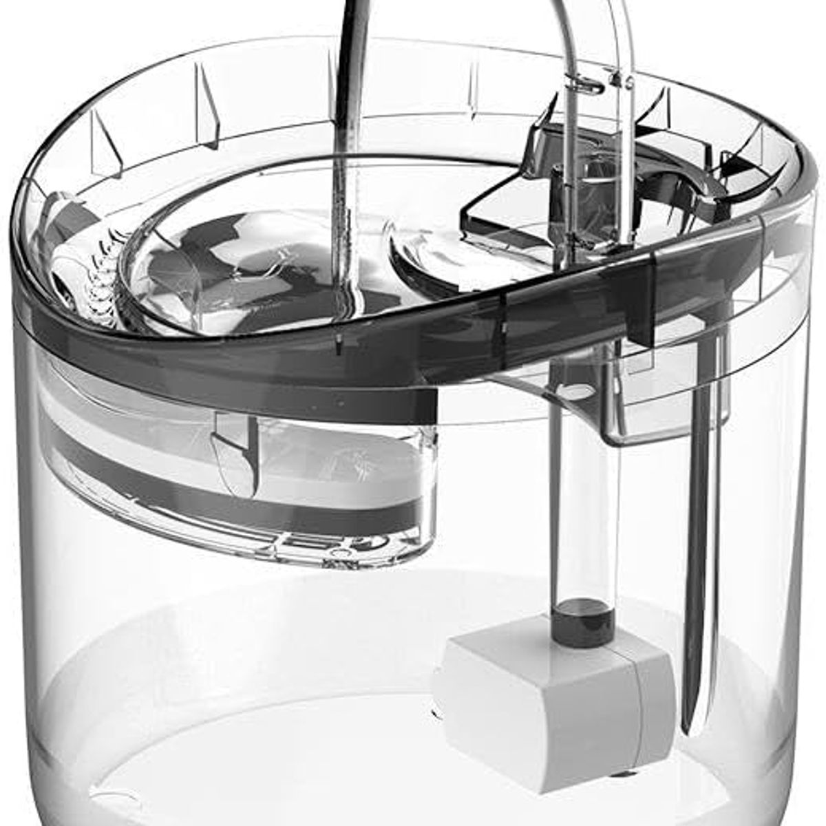 GENERICO - Fuente De Agua Con Sensor Automático Para Perros Y Gatos