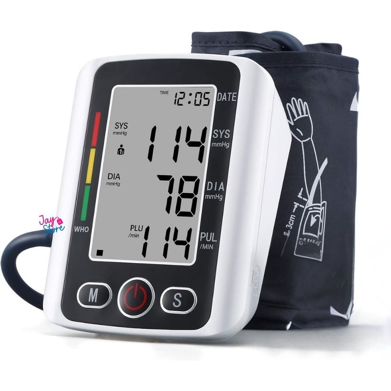 JAYSTORE - Tensiómetro Digital Maquina Tomar Presión Arterial Con Voz