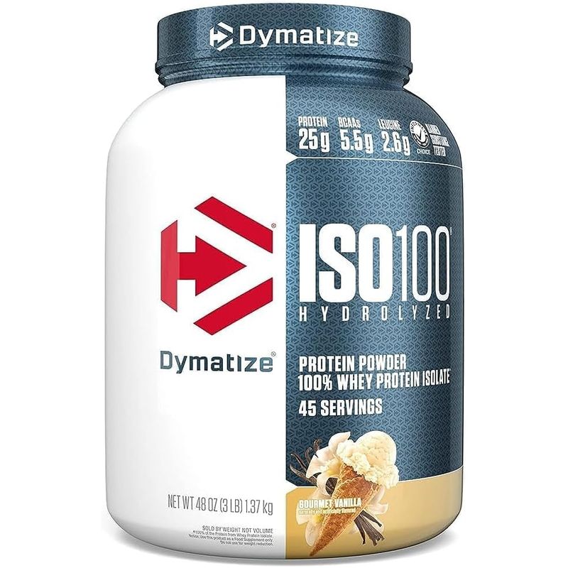 DYMATIZE - ISO 100 3 Libras Vainilla - Dymatize