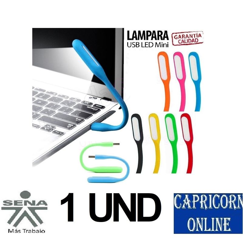 GENERICO - Lampara Led Flexible USB Para PC