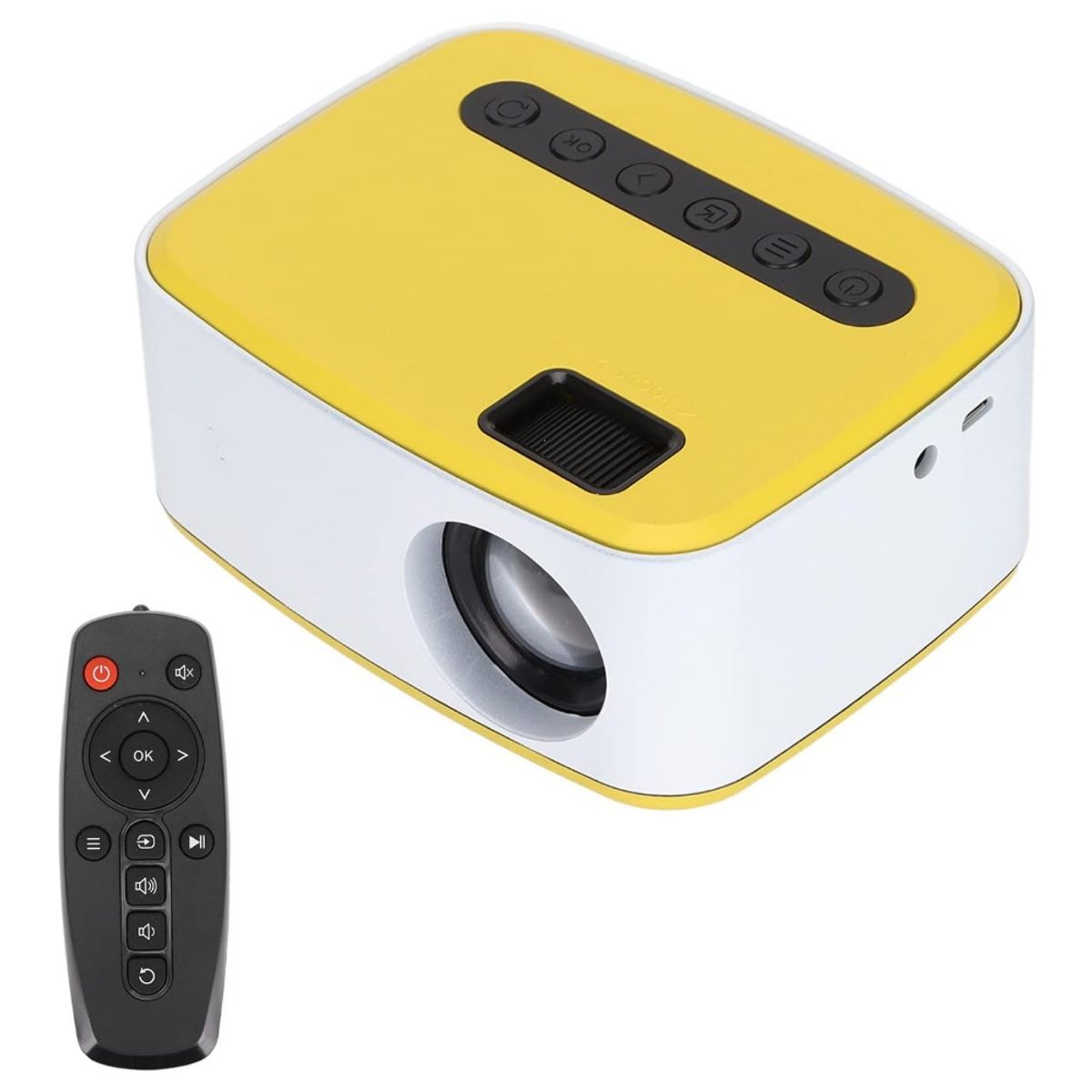 GENERICO - Mini Proyector Portátil T20 Con WiFi Y Control Remoto HD