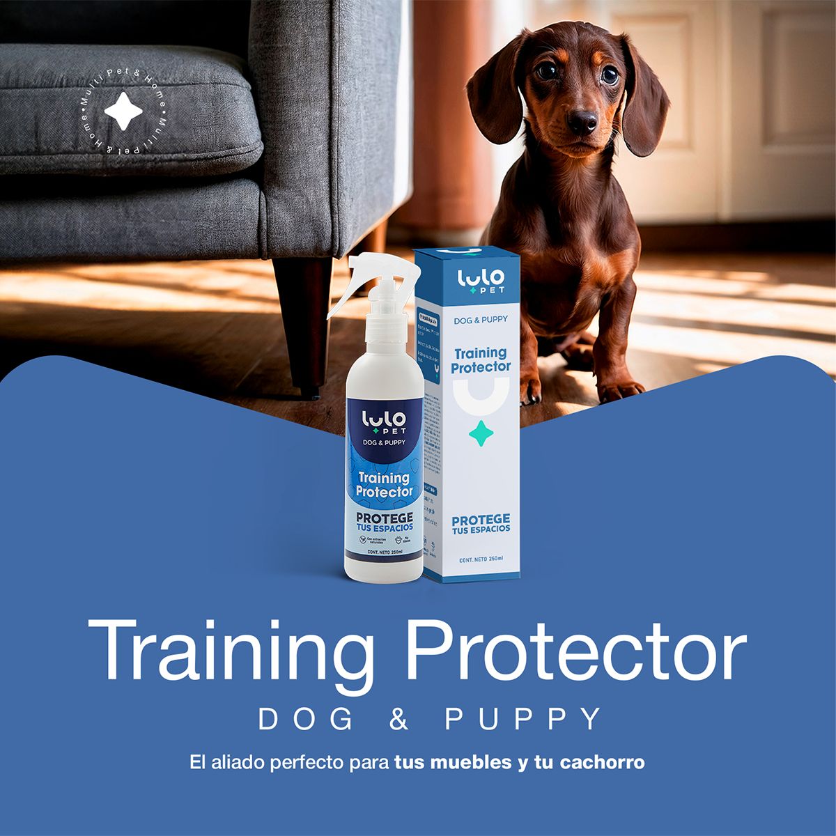 LULOPET - LuloPet Training Protector Dog y Puppy para Perro - 250 ml