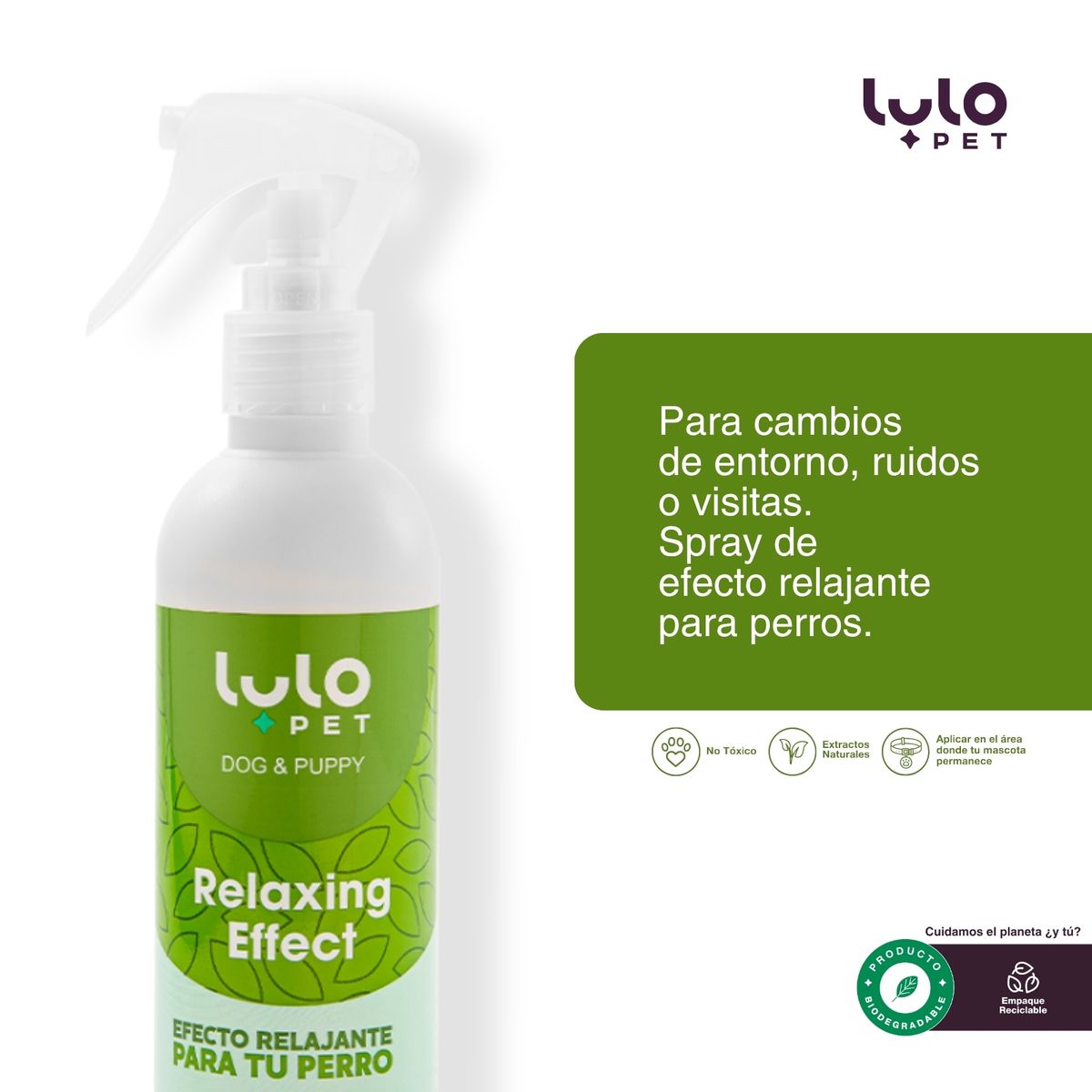 LULOPET - LuloPet Relaxing Effect Dog y Puppy para Perro - 250 ml