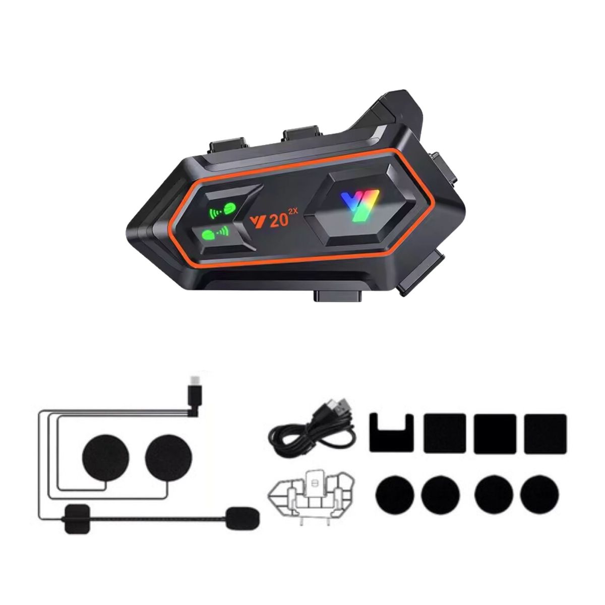 GENERAL - INTERCOMUNICADOR BlUETOOTH 1000 METROS COMANDOS DE VOZ