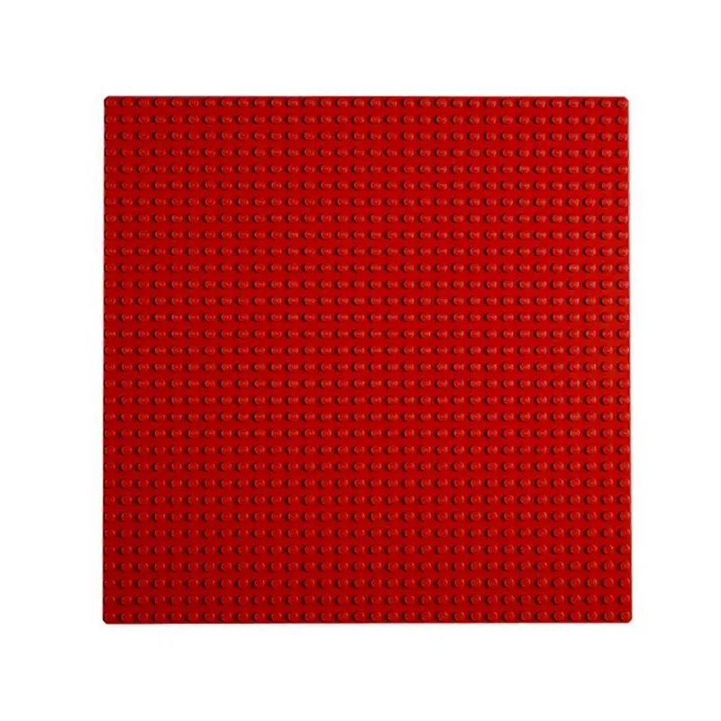 GENERICO - Placa Base Compatible Con Lego 25cm X 25cm Rojo Interactiva