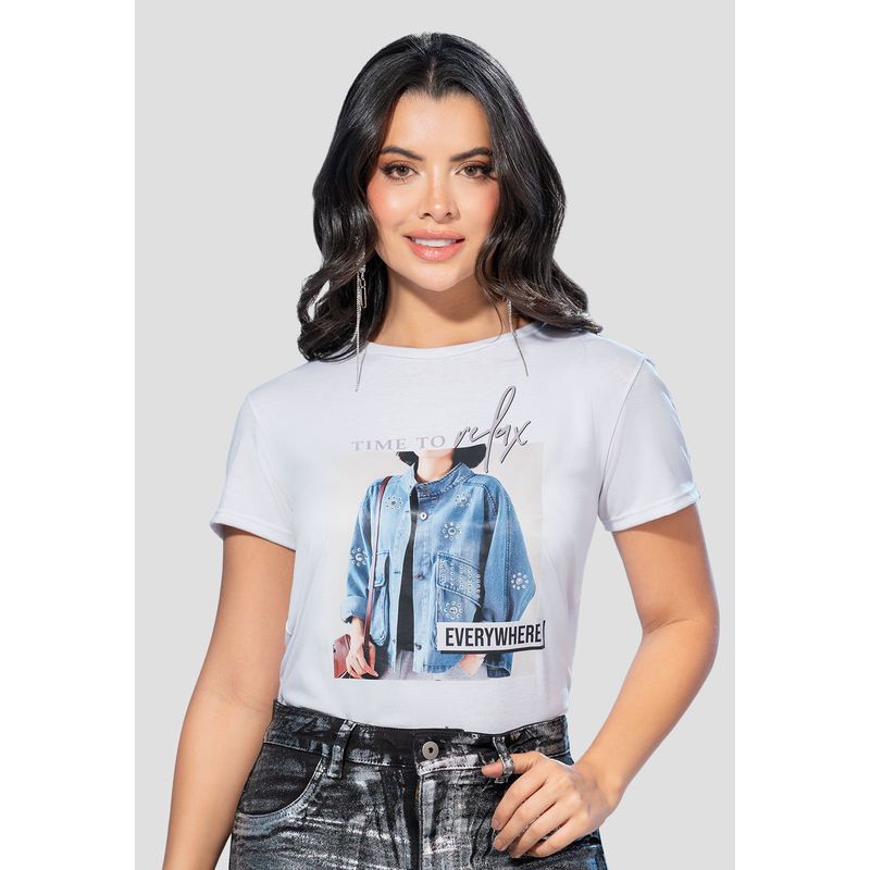 MARKETING PERSONAL - Camiseta Mujer Blanco Mp 105199