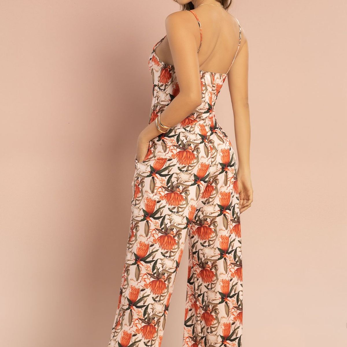 MARKETING PERSONAL - Enterizo Largo Mujer Estampado Mp 105624