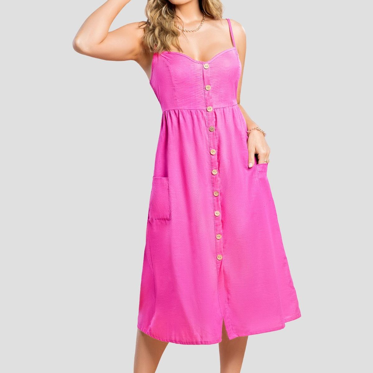 MARKETING PERSONAL - Vestido Mujer Fucsia Mp 105623