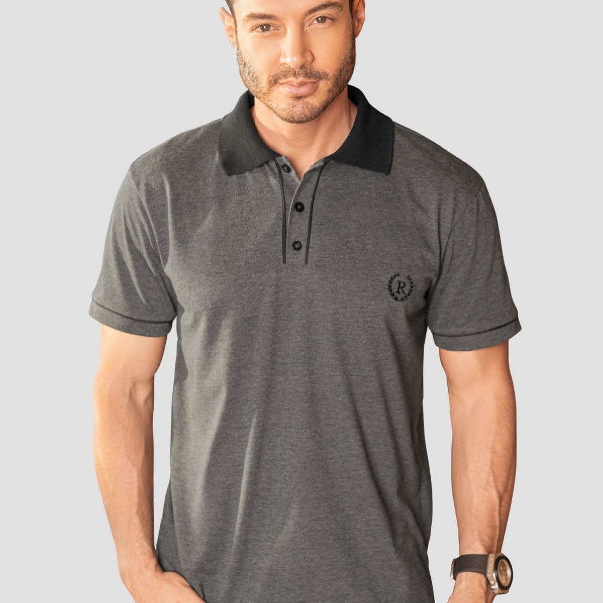 RUTTA - Polo Hombre Negro Cross Rutta 105954