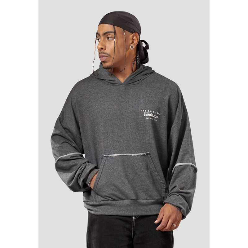 ATYPICAL - Buzo Hombre Negro Cross Atypical 105496