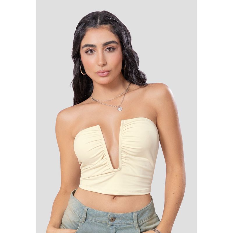 ATYPICAL - Blusa Mujer Caquí Atypical 105419