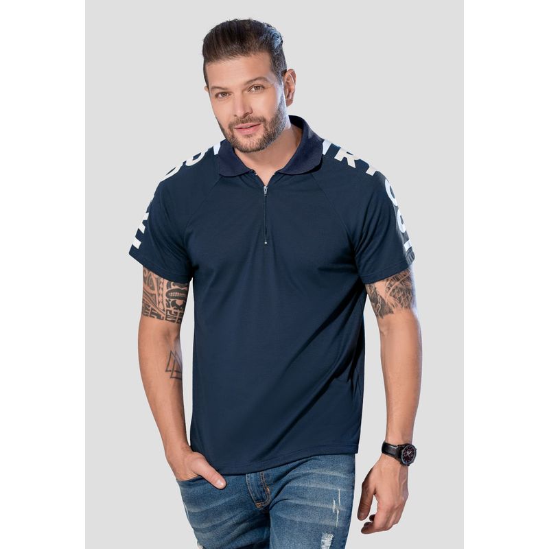 MARKETING PERSONAL - Polo Hombre Azul Navy Mp 104789