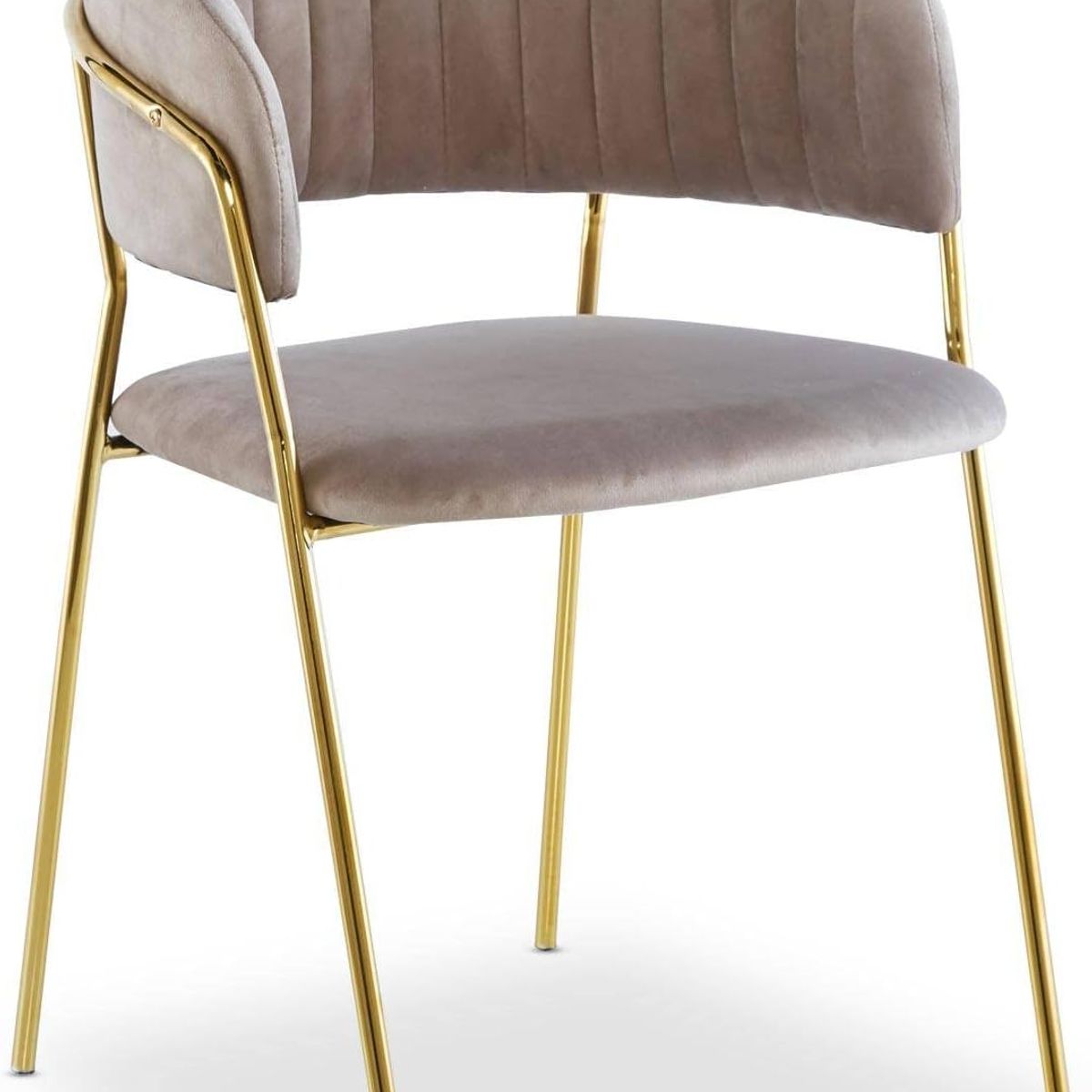 MOBLIHOUSE - Silla De Comedor Terciopelo Bilbao Gris