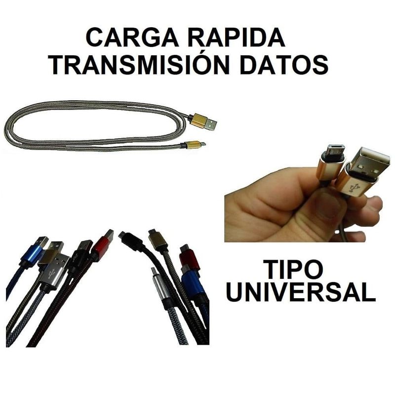 UNIVERSAL - Cable Carga Tipo Universal
