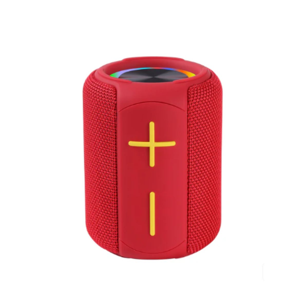 MOVISUN - Parlante Inalambrico Bluetooth Movisun Bomb Con Luz Rgb COLOR ROJO