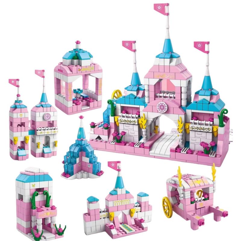GENERICO - Castillo Bloques de Construcción, Set Educativo 1000 Piezas