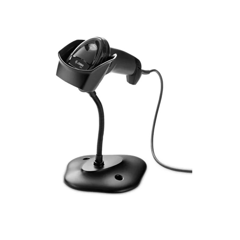 ZEBRA - Lector de código de barras Zebra DS2208 USB 2D Cableado con soporte