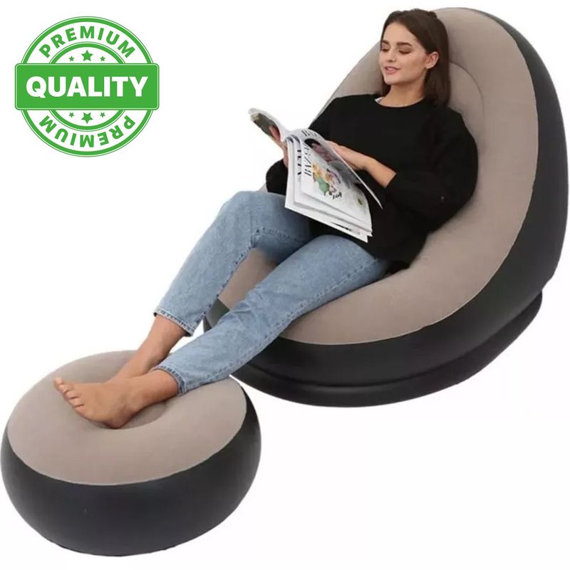 ONE PIXEL - Silla Sofá Inflable Con Reposapiés Portátil One Pixel