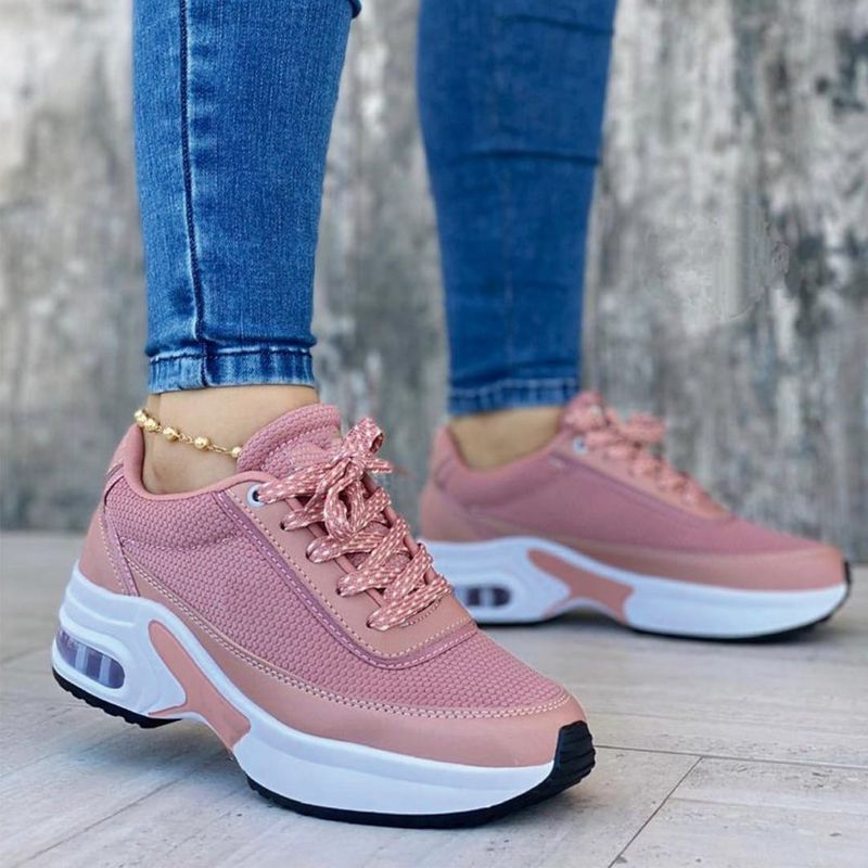 GENERICO - Tenis Rosa Dama Zapatillas Zapatos Mujer Lindos Moda Casual