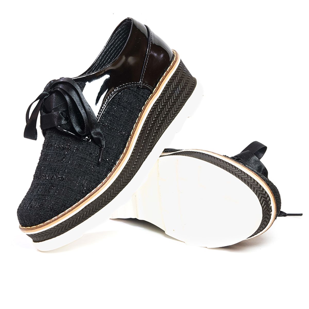 INCO - Zapatos Oxford Mujer Negro INCO Riley