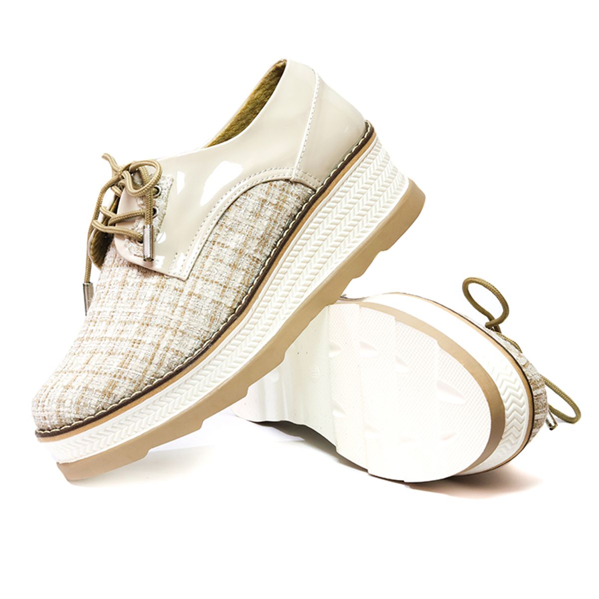 INCO - Zapatos Oxford Mujer Beige INCO Riley