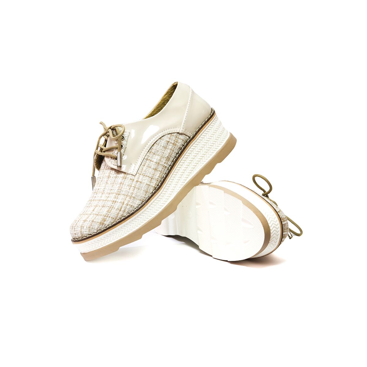 INCO - Zapatos Oxford Mujer Beige INCO Riley