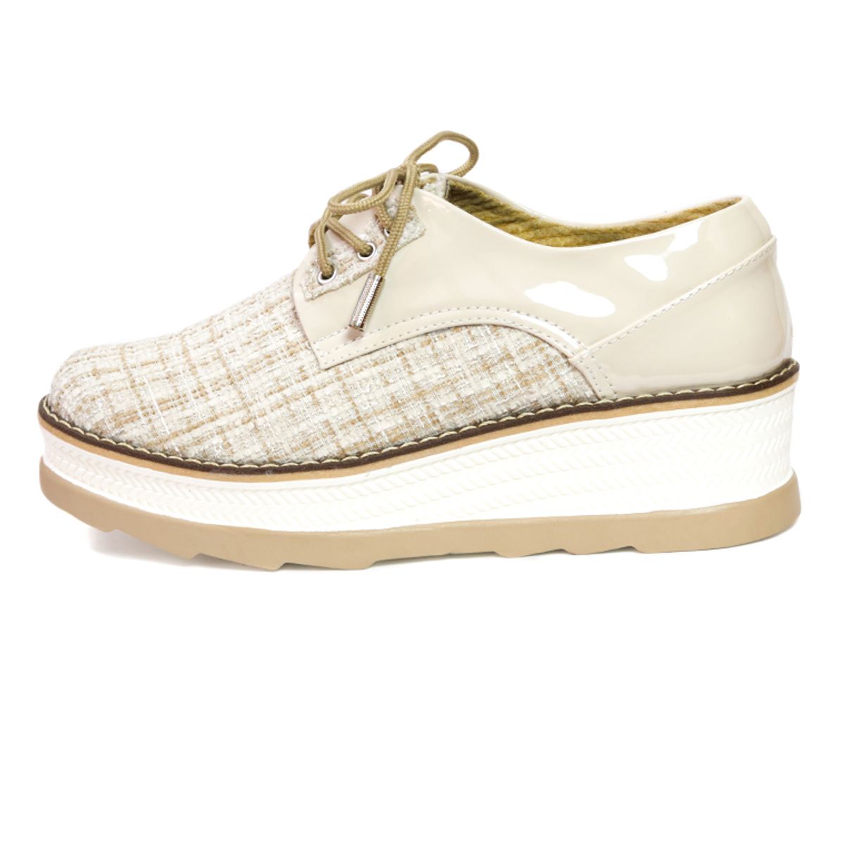 INCO - Zapatos Oxford Mujer Beige INCO Riley