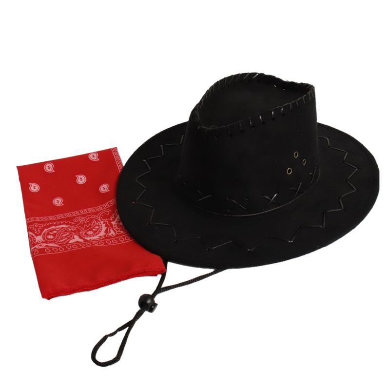 SIN ETIQUETAS - Sombrero Vaquero Niño con Pañoleta