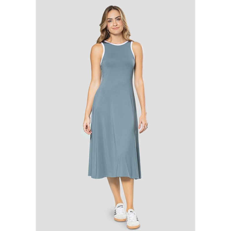 RUTTA - Vestido Corto Mujer Azul Acero Rutta 106083