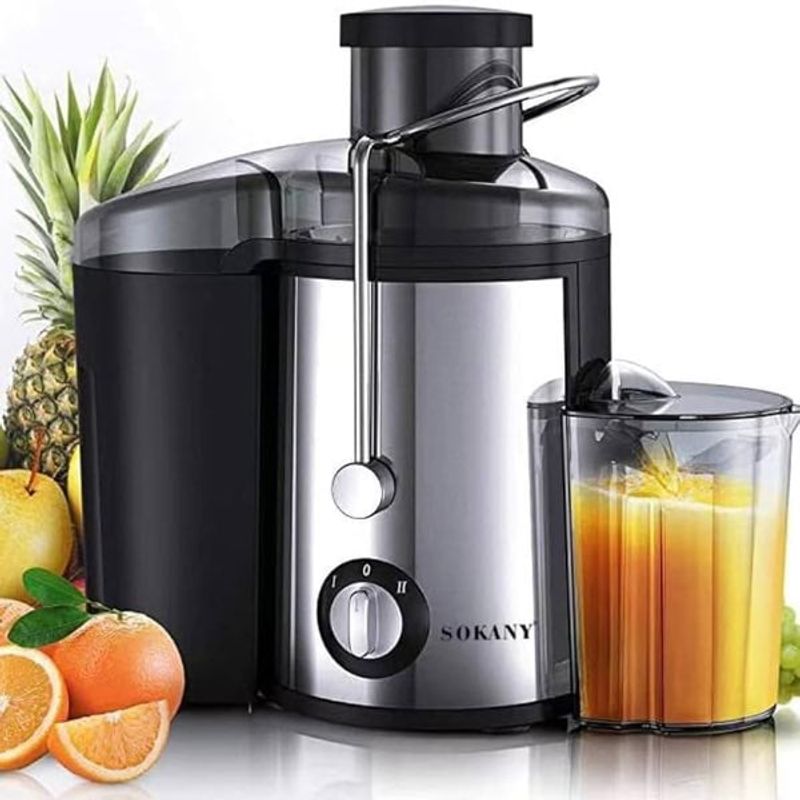 SOKANY - Extractor De Jugos Automatico Frutas Y Verduras Sokany