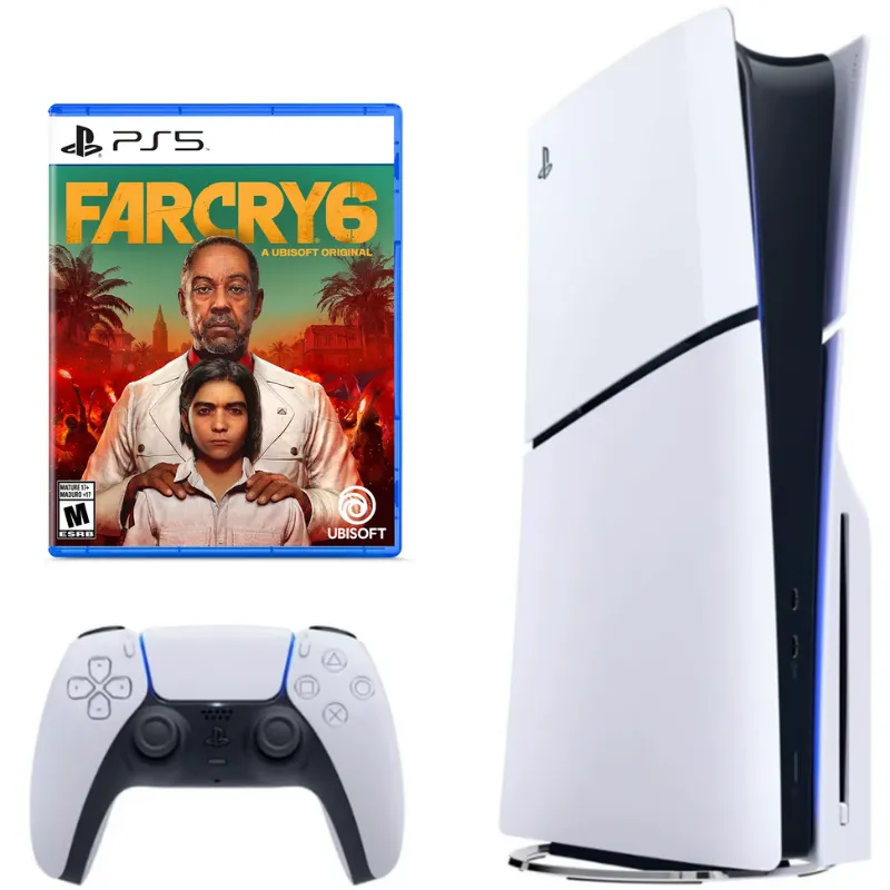 PLAYSTATION - Consola Playstation 5 Slim Disco 1TB Con Juego Far Cry 6 PS5