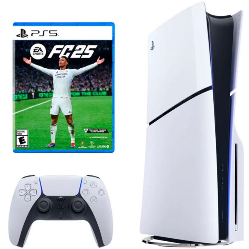 PLAYSTATION - Consola Playstation 5 Slim Disco 1TB Con Juego EA Sports FC 25 PS5