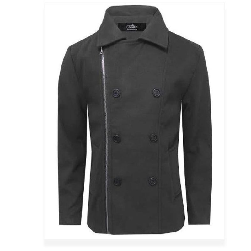 LA CHAQUETERIA - Abrigo en Lana LCTWC0041 Gris