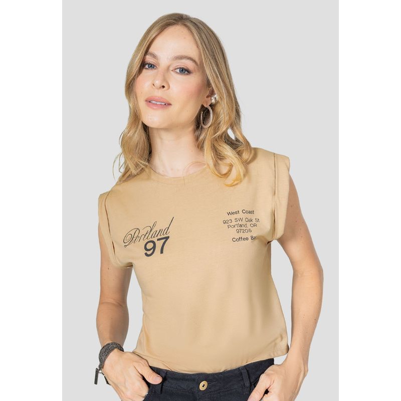 RUTTA - Camiseta Mujer Caramelo Rutta 106116