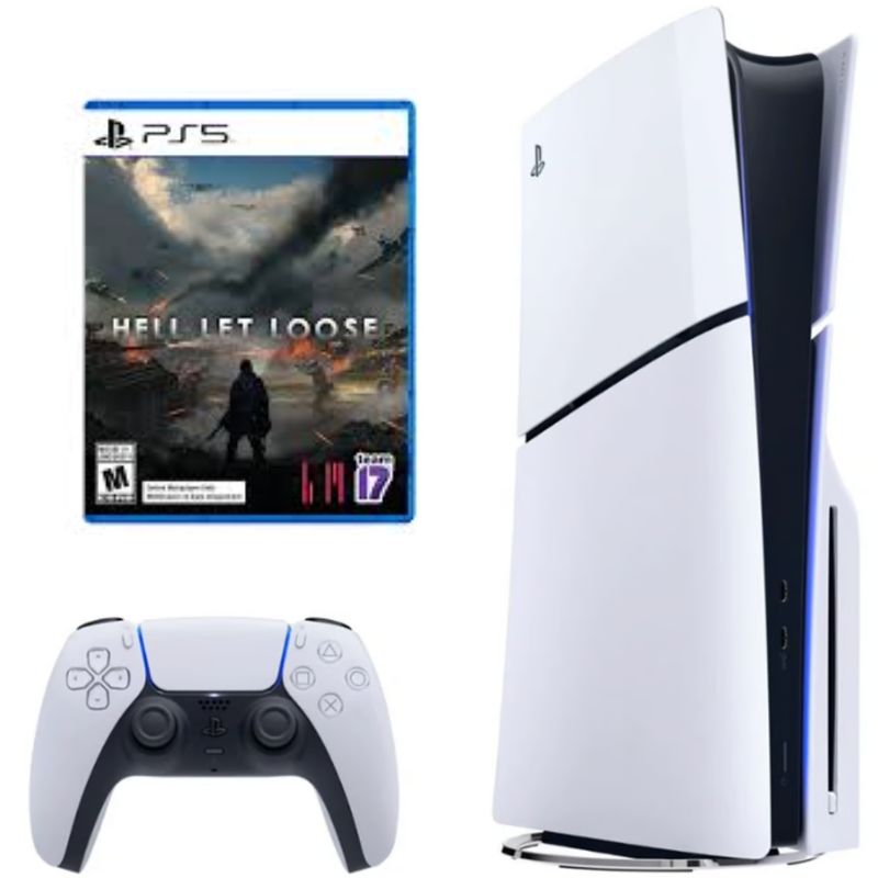 PLAYSTATION - Consola Playstation 5 Slim Disco 1TB Con Juego Hell Let Loose PS5