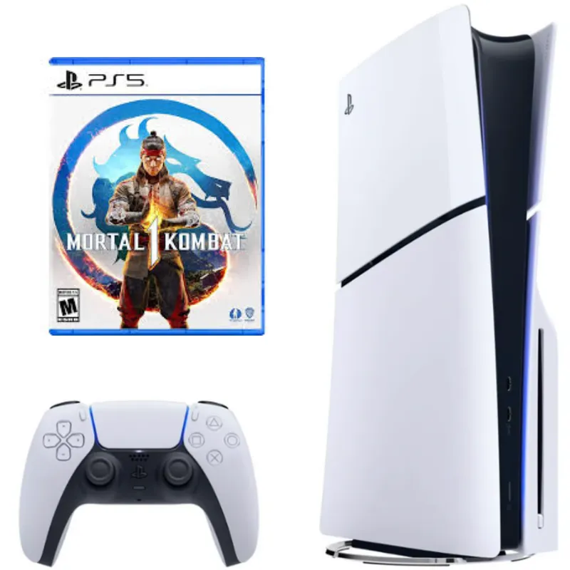 PLAYSTATION - Consola Playstation 5 Slim Disco 1TB Con Juego Mortal Kombat 1 PS5