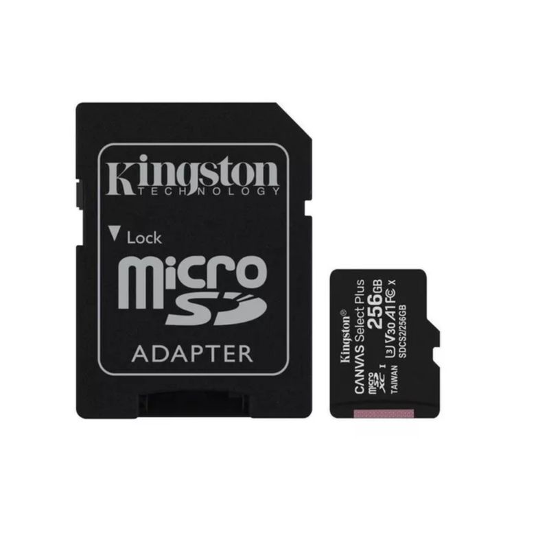 KINGSTON - Memoria Micro Sd Kingston 256gb Canvas Select Plus Class10