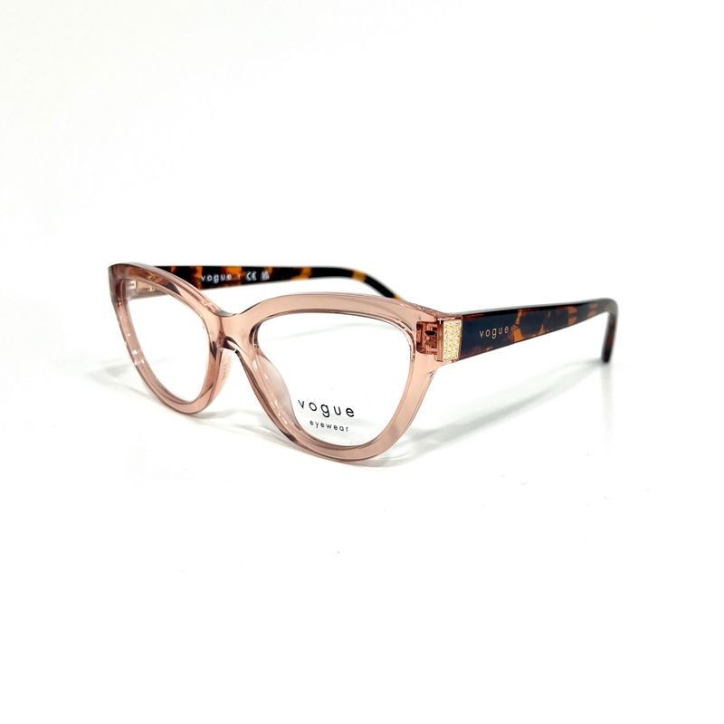 VOGUE - Gafas Vogue Montura Óptica Mujer Rosa Oscuro Traslucido VO5610B