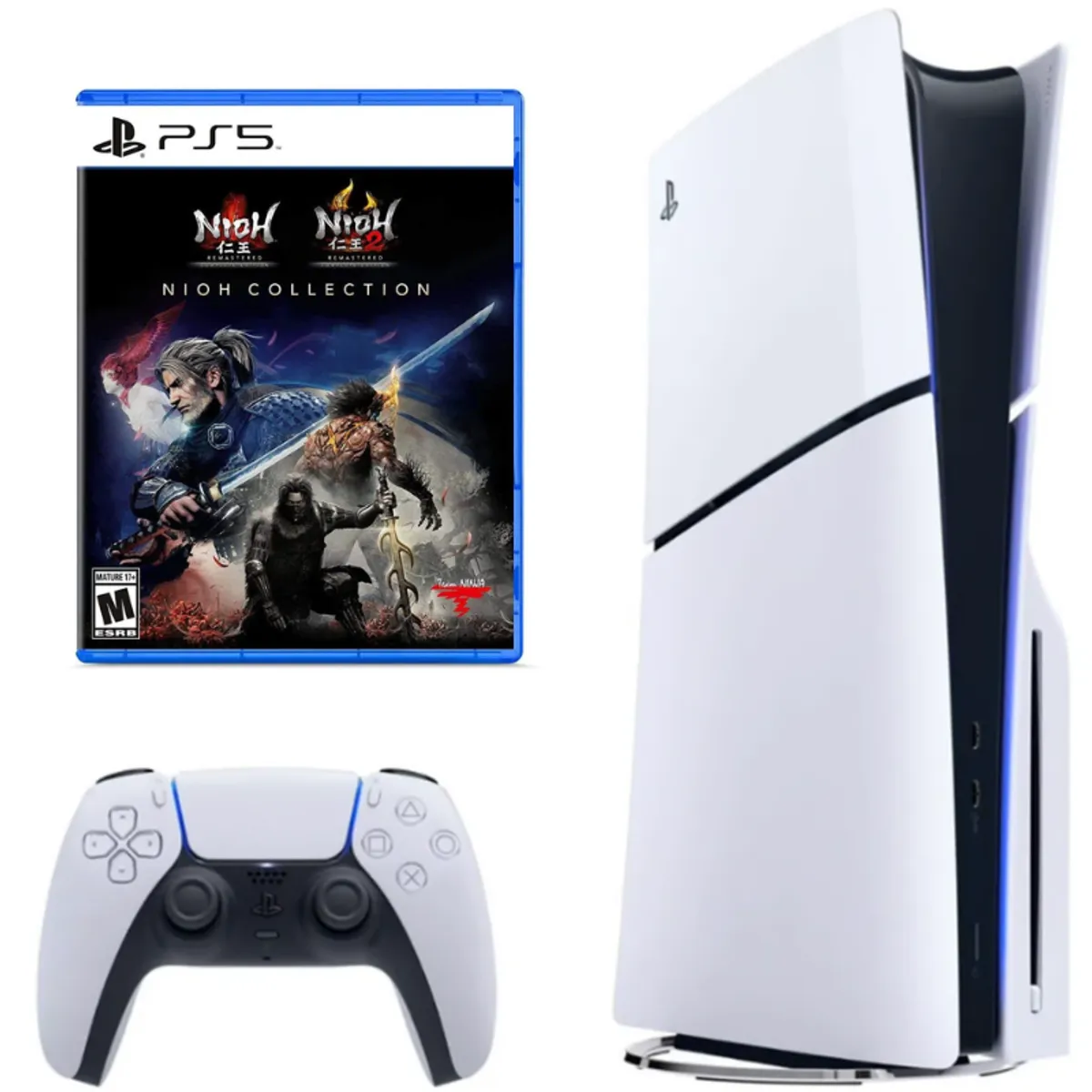PLAYSTATION - Consola Playstation 5 Slim Disco 1TB Con Juego The Nioh Collection PS5