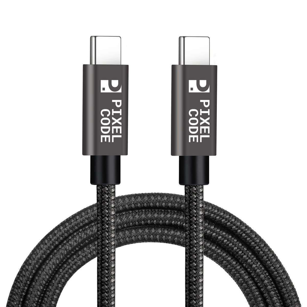 GENERICO - Cable Usb C Carga Rapida 60w 3a 480mbps 2m Mallado Trenzado