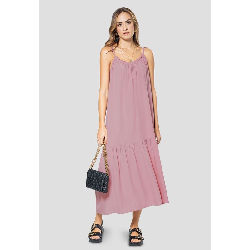 RUTTA - Vestido Largo Mujer Palo De Rosa Rutta 106263
